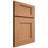 Shiloh Cabinetry Full Overlay Heritage Cherry Plain Cut Natural Door