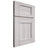 Shiloh Cabinetry Full Overlay Heritage Hickory Plain Cut Cotton Door