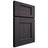 Shiloh Cabinetry Full Overlay Heritage Hickory Plain Cut Harbor Door