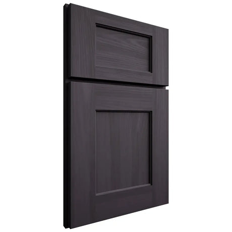 Shiloh Cabinetry Full Overlay Heritage Hickory Plain Cut Harbor Door