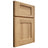 Shiloh Cabinetry Full Overlay Heritage Hickory Plain Cut Natural Door
