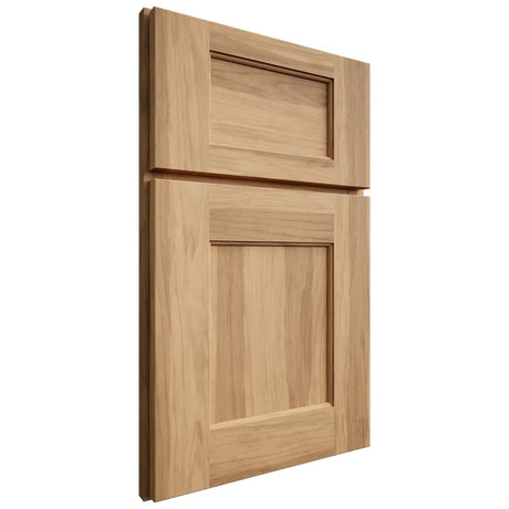 Shiloh Cabinetry Full Overlay Heritage Hickory Plain Cut Natural Door