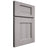 Shiloh Cabinetry Full Overlay Heritage Hickory Plain Cut Stratus Door