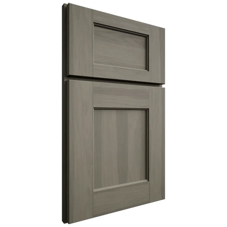 Shiloh Cabinetry Full Overlay Heritage Hickory Plain Cut Thyme Door