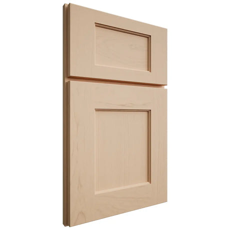 Shiloh Cabinetry Full Overlay Heritage Maple Plain Cut Natural Door