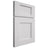Shiloh Cabinetry Full Overlay Heritage Paintable Arctic Door