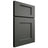 Shiloh Cabinetry Full Overlay Heritage Paintable Pewter Green Door