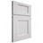 Shiloh Cabinetry Full Overlay Heritage Paintable Pure White Door