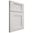 Shiloh Cabinetry Full Overlay Heritage Paintable Soft White Door