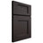 Shiloh Cabinetry Full Overlay Heritage Poplar Plain Cut Carbon Door