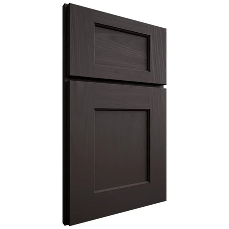 Shiloh Cabinetry Full Overlay Heritage Poplar Plain Cut Carbon Door
