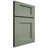 Shiloh Cabinetry Full Overlay Heritage Poplar Plain Cut Moss Door