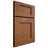 Shiloh Cabinetry Full Overlay Heritage Red Oak Plain Cut Braun Door