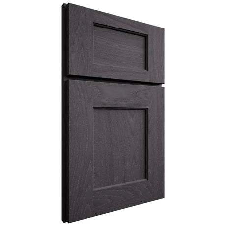 Shiloh Cabinetry Full Overlay Heritage Red Oak Plain Cut Harbor Door