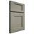 Shiloh Cabinetry Full Overlay Heritage Red Oak Plain Cut Thyme Door