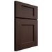 Shiloh Cabinetry Full Overlay Heritage Walnut Plain Cut Bison Door