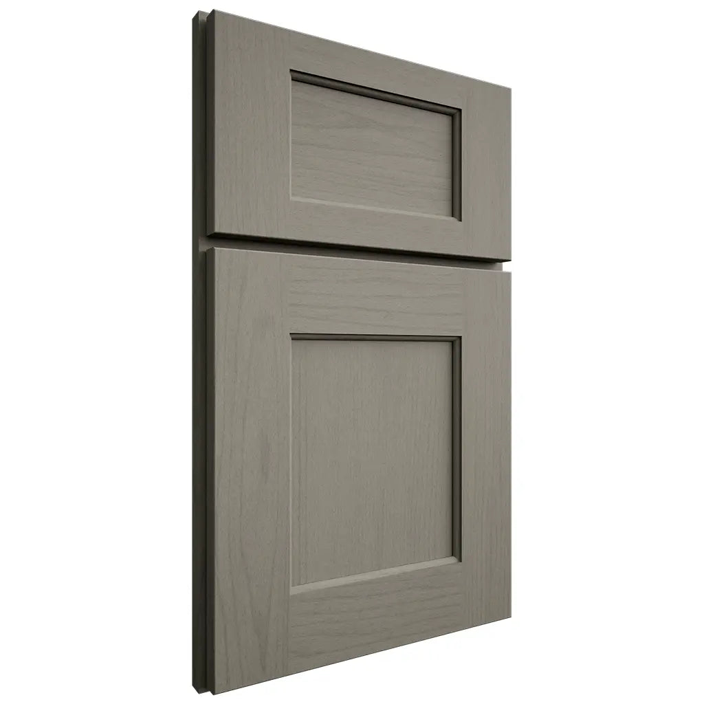 Shiloh Cabinetry Full Overlay Heritage Walnut Plain Cut Thyme Door
