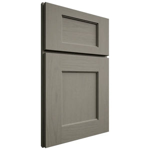 Shiloh Cabinetry Full Overlay Heritage Walnut Plain Cut Thyme Door