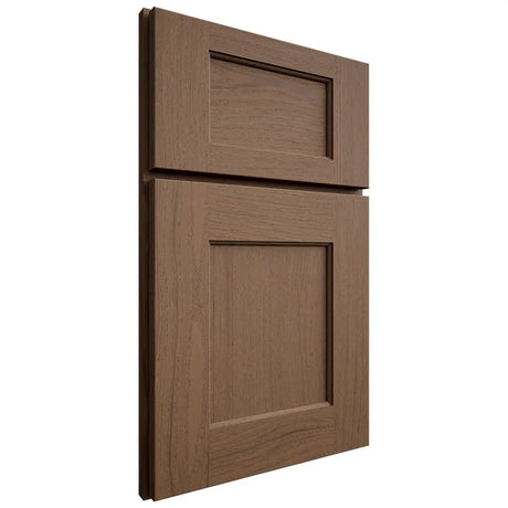 Shiloh Cabinetry Full Overlay Heritage White Oak Plain Cut Autumn Door