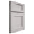 Shiloh Cabinetry Full Overlay Heritage White Oak Plain Cut Cotton Door
