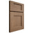 Shiloh Cabinetry Full Overlay Heritage White Oak Plain Cut Medium Door