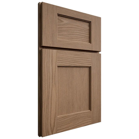 Shiloh Cabinetry Full Overlay Heritage White Oak Plain Cut Medium Door
