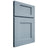 Shiloh Cabinetry Full Overlay Heritage White Oak Plain Cut Sky Door