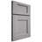Shiloh Cabinetry Full Overlay Heritage White Oak Plain Cut Stratus Door