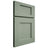 Shiloh Cabinetry Full Overlay Heritage White Oak Quarter Sawn Moss Door