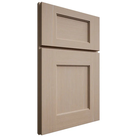 Shiloh Cabinetry Full Overlay Heritage White Oak Quarter Sawn Straw Door