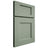 Shiloh Cabinetry Full Overlay Heritage White Oak Rift Cut Moss Door