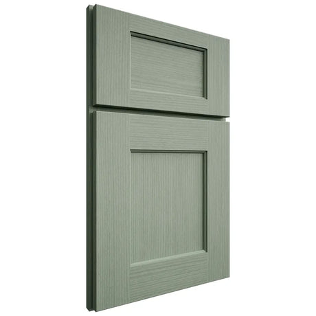 Shiloh Cabinetry Full Overlay Heritage White Oak Rift Cut Moss Door