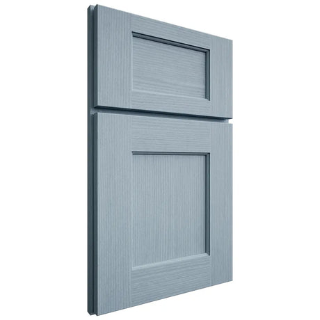 Shiloh Cabinetry Full Overlay Heritage White Oak Rift Cut Sky Door