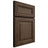 Shiloh Cabinetry Full Overlay Kendall Alder Plain Cut Caviar Door