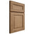 Shiloh Cabinetry Full Overlay Kendall Alder Plain Cut Dusty Road Door