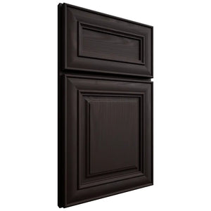 Shiloh Cabinetry Full Overlay Kendall Alder Plain Cut Espresso Door