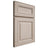 Shiloh Cabinetry Full Overlay Kendall Alder Plain Cut White Sands Door