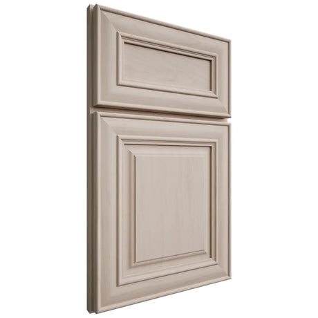 Shiloh Cabinetry Full Overlay Kendall Alder Plain Cut White Sands Door