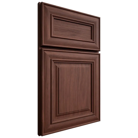 Shiloh Cabinetry Full Overlay Kendall Cherry Plain Cut Bourbon Door