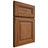 Shiloh Cabinetry Full Overlay Kendall Cherry Plain Cut Coffee Door