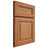 Shiloh Cabinetry Full Overlay Kendall Cherry Plain Cut Medium Door