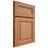 Shiloh Cabinetry Full Overlay Kendall Cherry Plain Cut Natural Door