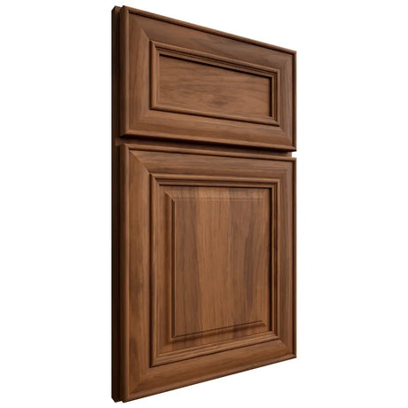 Shiloh Cabinetry Full Overlay Kendall Hickory Plain Cut Burnt Sugar Door