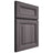 Shiloh Cabinetry Full Overlay Kendall Hickory Plain Cut Cadet Door