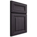 Shiloh Cabinetry Full Overlay Kendall Hickory Plain Cut Harbor Door