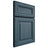 Shiloh Cabinetry Full Overlay Kendall Hickory Plain Cut Hudson Door