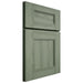 Shiloh Cabinetry Full Overlay Kendall Hickory Plain Cut Moss Door