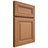 Shiloh Cabinetry Full Overlay Kendall Maple Plain Cut Cashmere Door