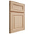Shiloh Cabinetry Full Overlay Kendall Maple Plain Cut Natural Door