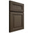 Shiloh Cabinetry Full Overlay Kendall Maple Plain Cut Perfect Brown Door